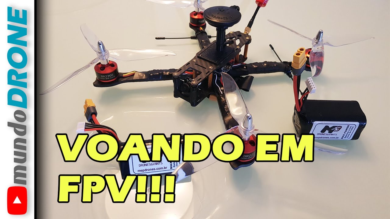 DRONE FPV BOM e BARATO 2020 - VOANDO NO FPV
