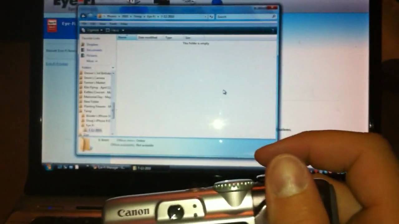 Eye-Fi Card Setup