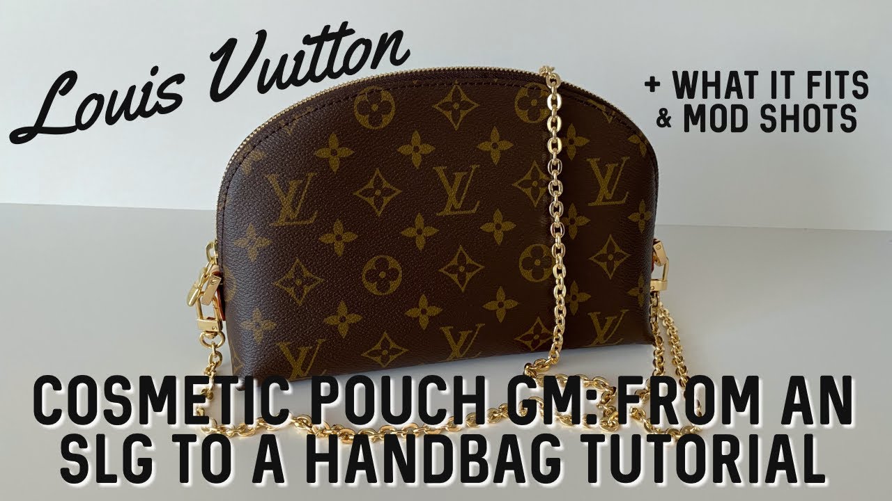 РУКОВОДСТВО: ПРЕВРАЩЕНИЕ КОСМЕТИЧКИ LV GM ИЗ SLG В СУМКУ + что в неё помещается | Minks4all