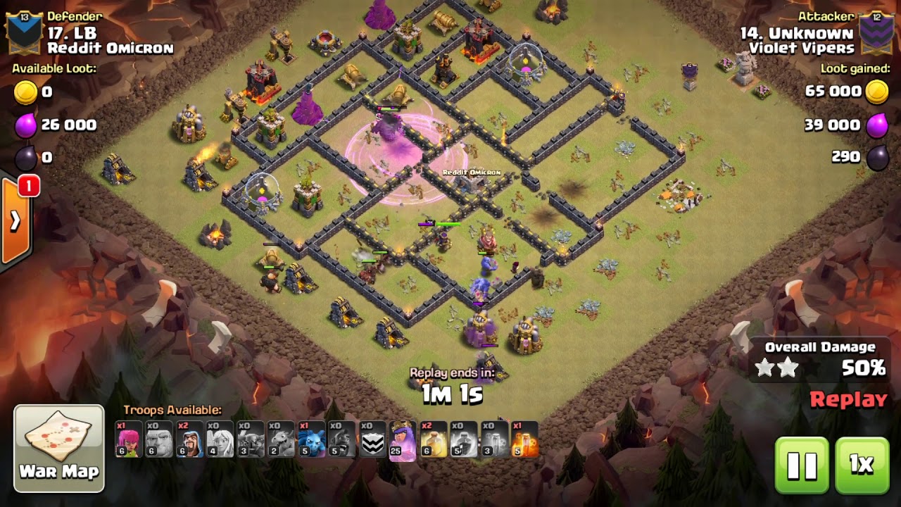 Clash of Clans TH9 HGHB 3 STAR ATTACK