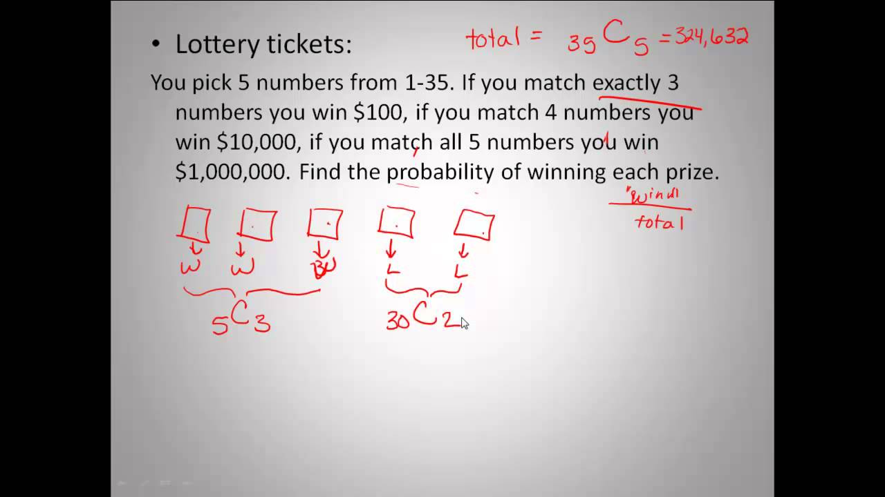 Statistics: Using Combinations for Lottery