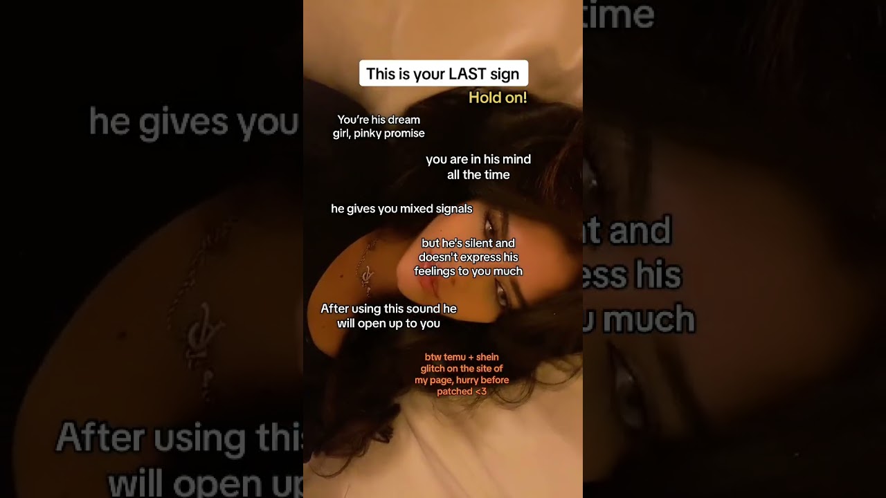 This is your LAST sign 