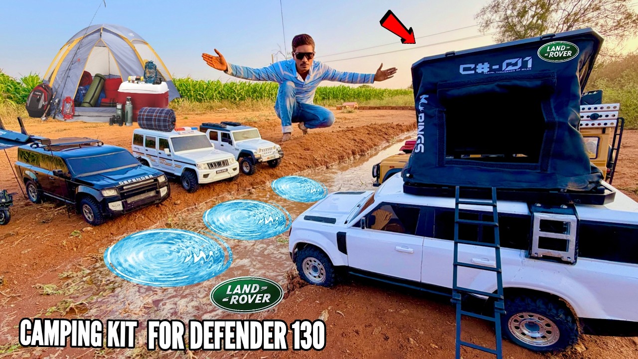 RC Defender 130 Heavy Custom Camping Mod &ndash; Chatpat toy tv