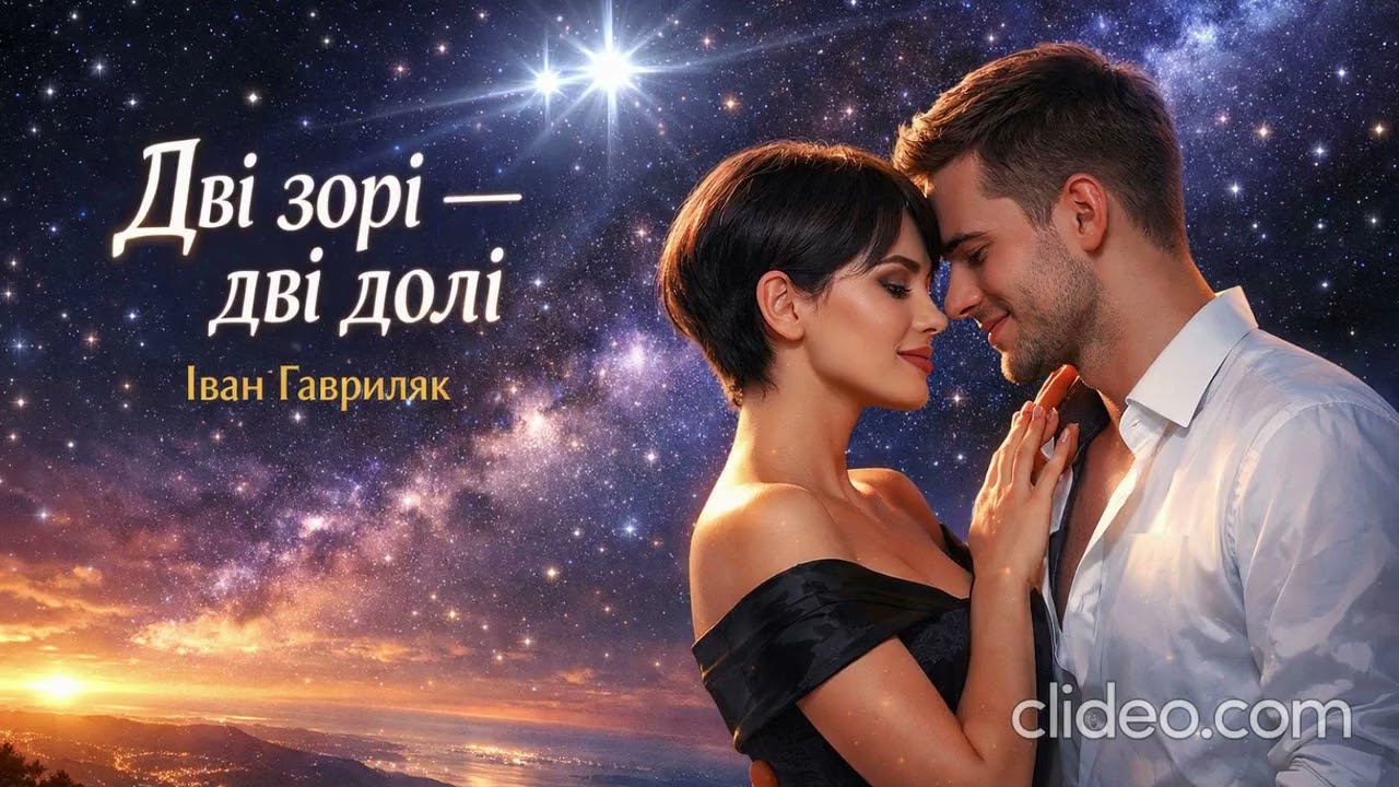 Дві зорі — дві долі - Іван Гавриляк (авторська) Suno AI Music//clideo