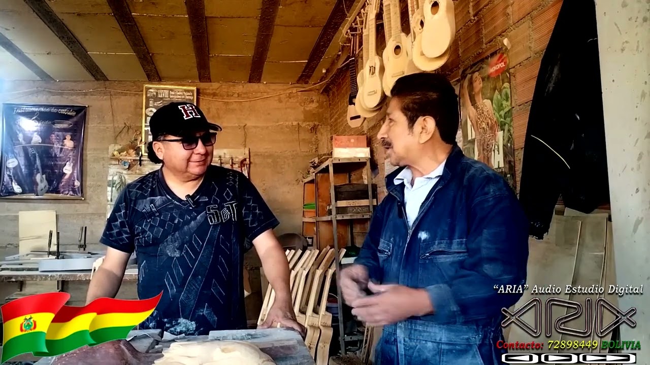 VÍCTOR OJEDA RAMÍREZ Maestro Constructor del CHARANGO orgullosamente Boliviano
