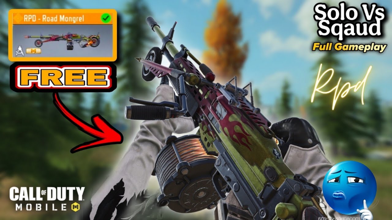 Stop Reloading! 🚫 Use This INFINITE AMMO RPD Build Now! (CODM)| Free Legendary |Battle Royale 