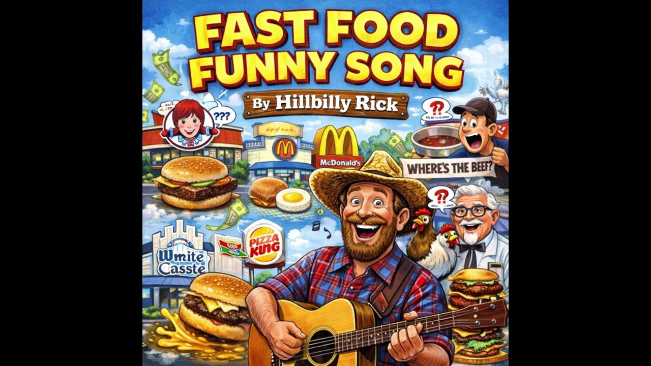 Fast Food Funny Song S by Hillbilly Rick all for fun!
