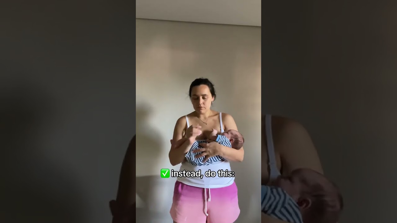 How to put your ovetired, fussy baby to sleep and calm down. ❌ Never shake your baby. #momlifebelike