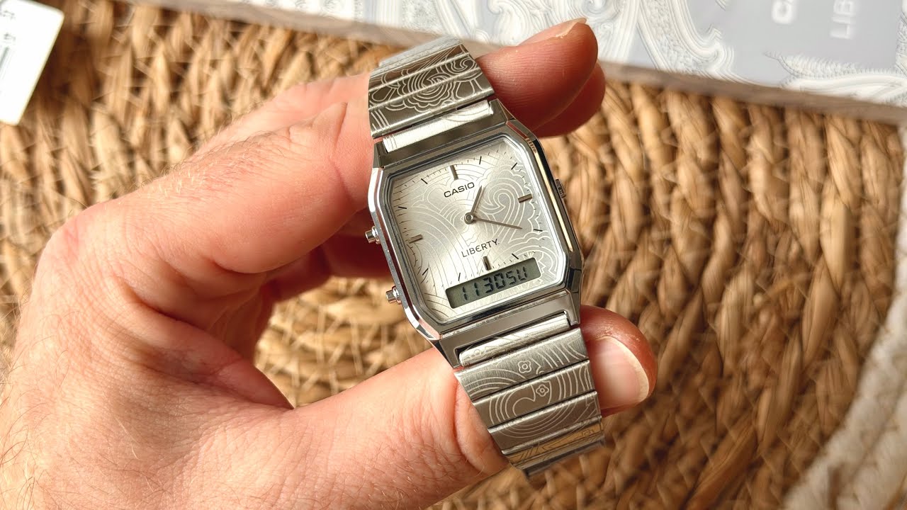 Casio Vintage x Liberty Limited Edition AQ-230 - quick unboxing and wristroll 