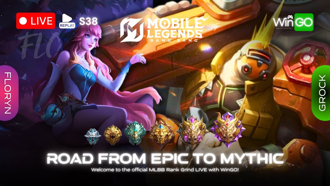 EP 05 | GROCK Insane Support– Road from epic to Mythic | WinGO 💚🤍 LIVE Replay