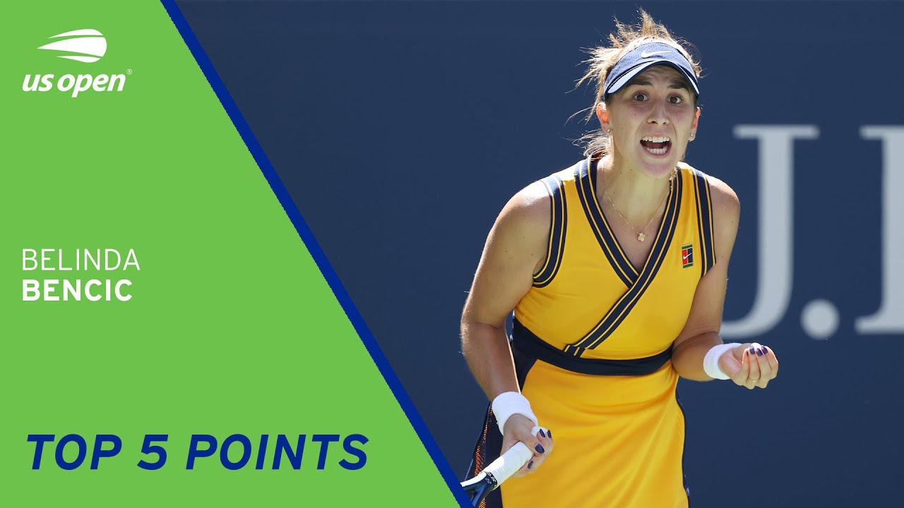 Belinda Bencic | Top 5 Points | 2021 US Open