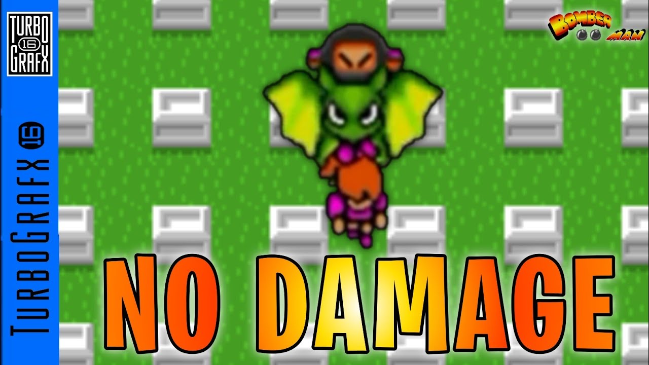 Bomberman 1990 (TG16) ALL BOSS NO DAMAGE