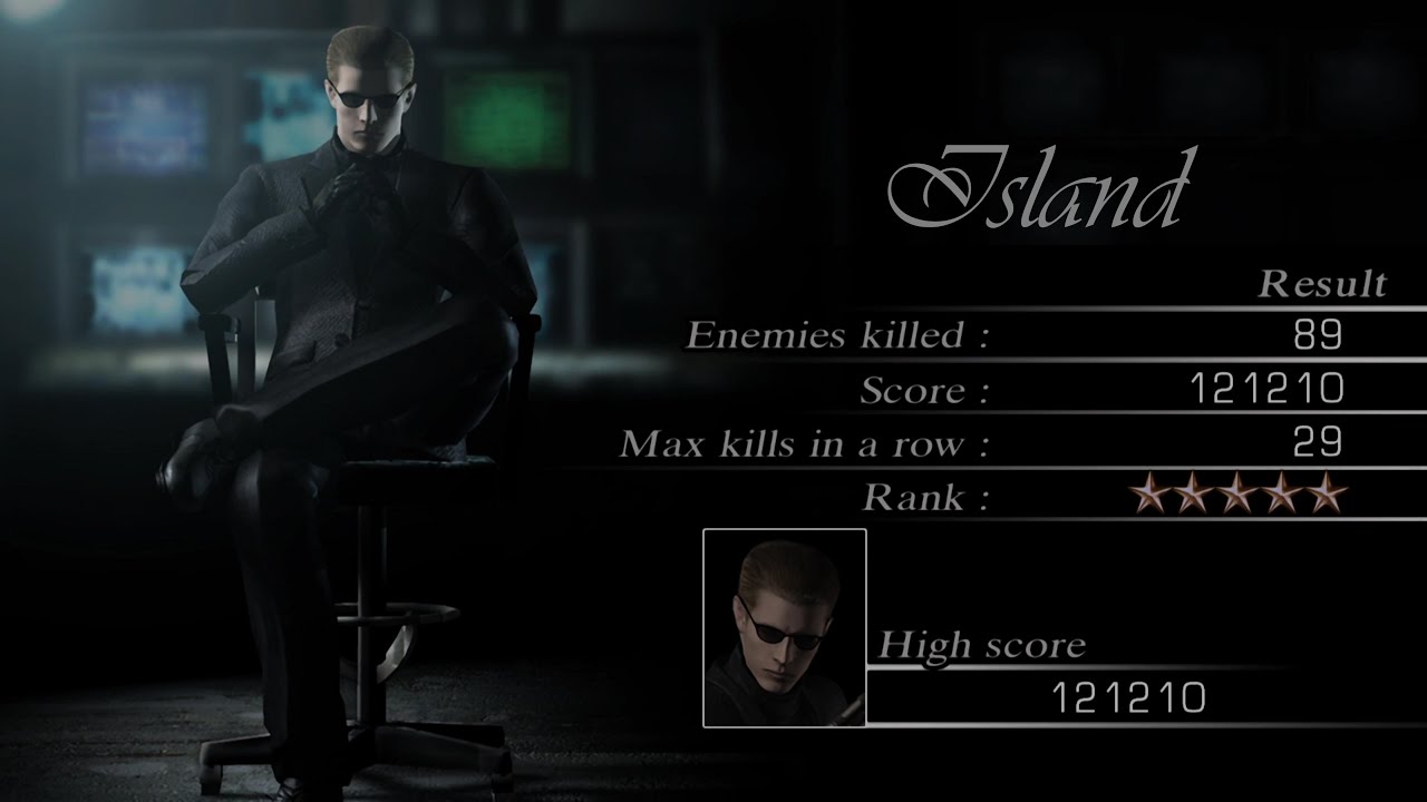 Resident Evil 4 Classico: Mercenaries Wesker. Island