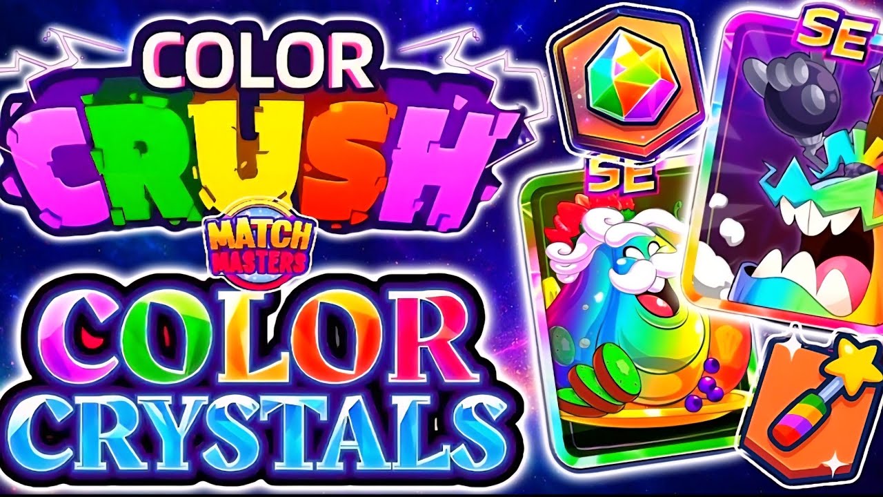 COLOR CRYSTALS and COLOR CRUSH Solo Challenge | Match Masters