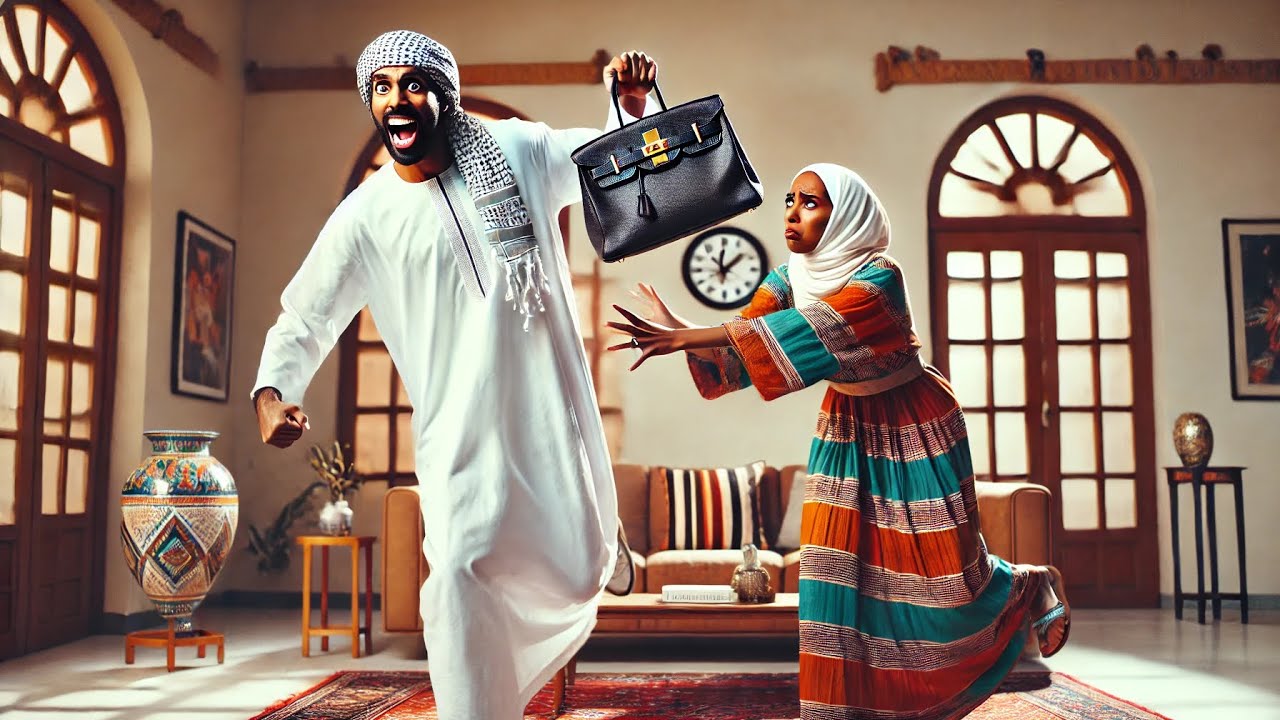 تلقاهو دارع شنطتها في كتفو وماشي