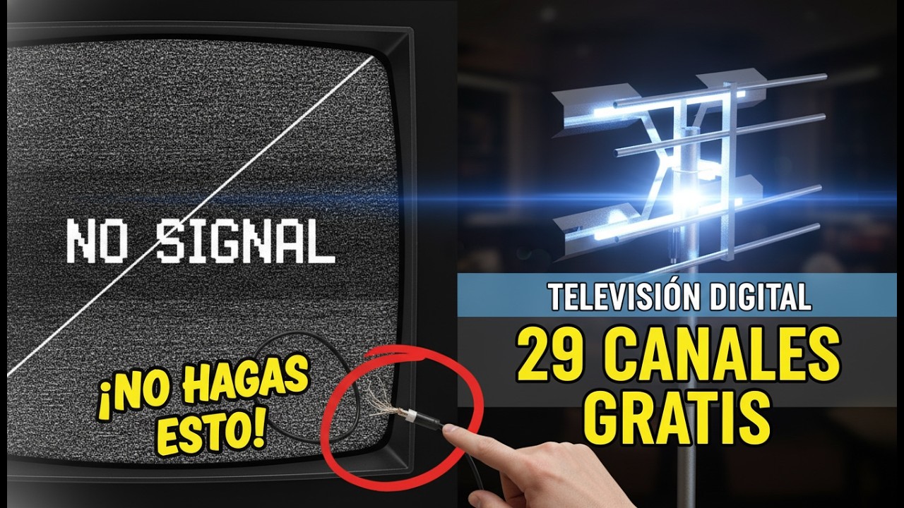 ADIÓS CABLE: Haz la Antena Bow-Tie PERFECTA para TV Gratis (2026)