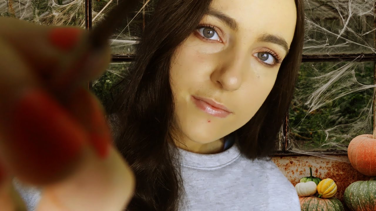 Painting Pumpkins on your Face 🎃 ASMR