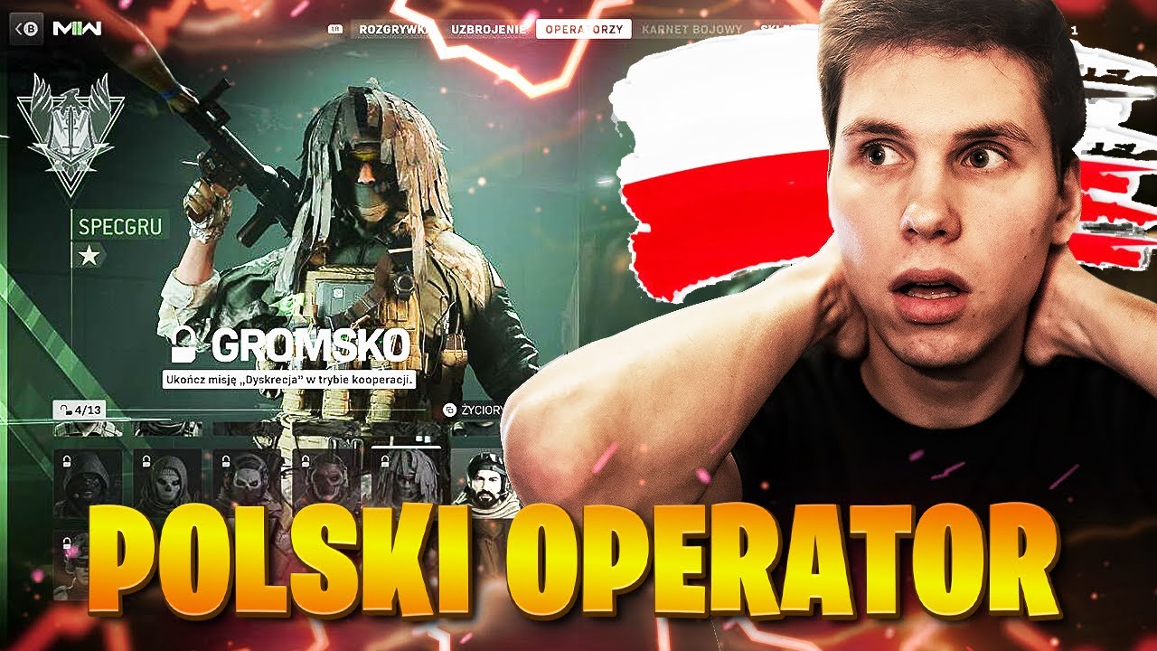 ODBLOKOWAŁEM POLSKIEGO OPERATORA JW GROM w MODERN WARFARE 2!! (GROMSKO)