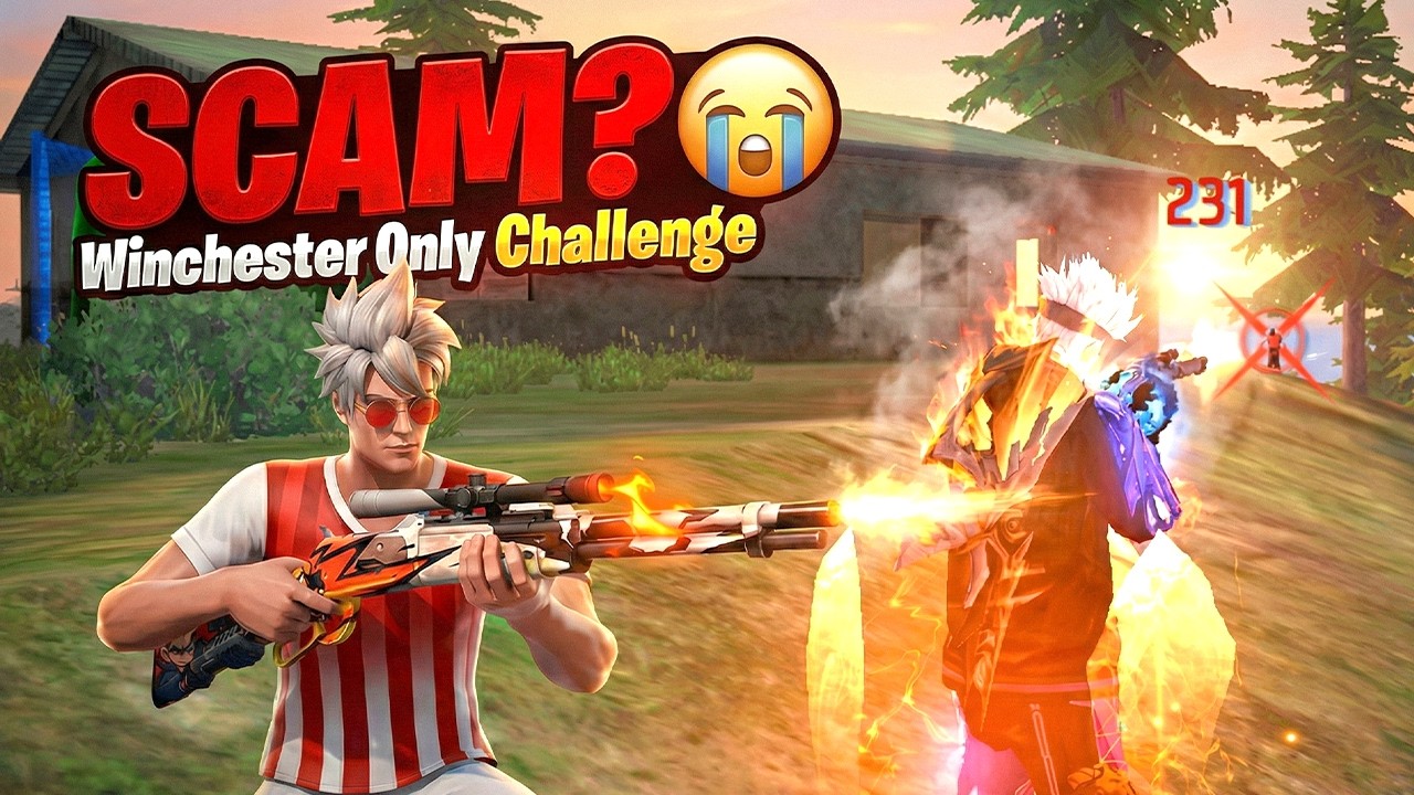 New winchester Is a SCAM 😭Winchester Gun Only Challenge - GM Bhai