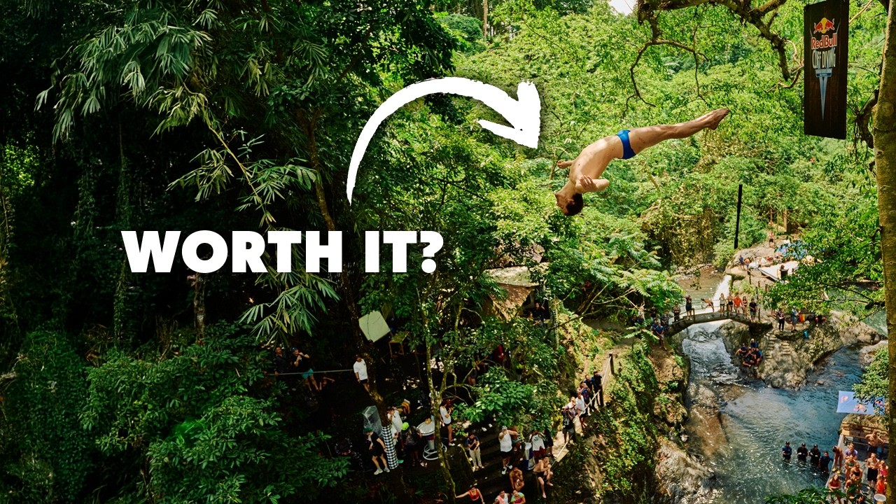 All THIS... for 3 Seconds of Airtime (Cliff Diving Challenges in Bali)