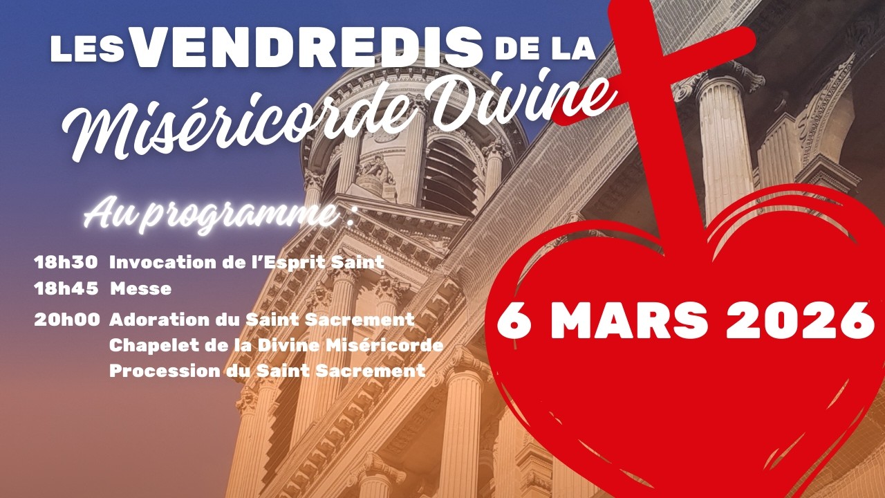 6 mars : Premier Vendredi du Mois à St Sulpice