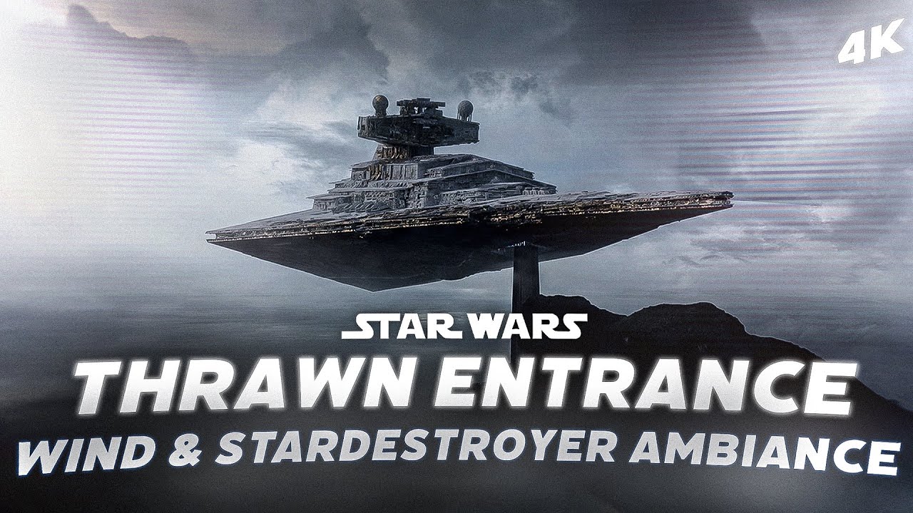 Star Wars Ambience | Thrawn's Chimaera - 3 Hours of Star Destroyer Sounds | Relax, Study, Sleep [4K]