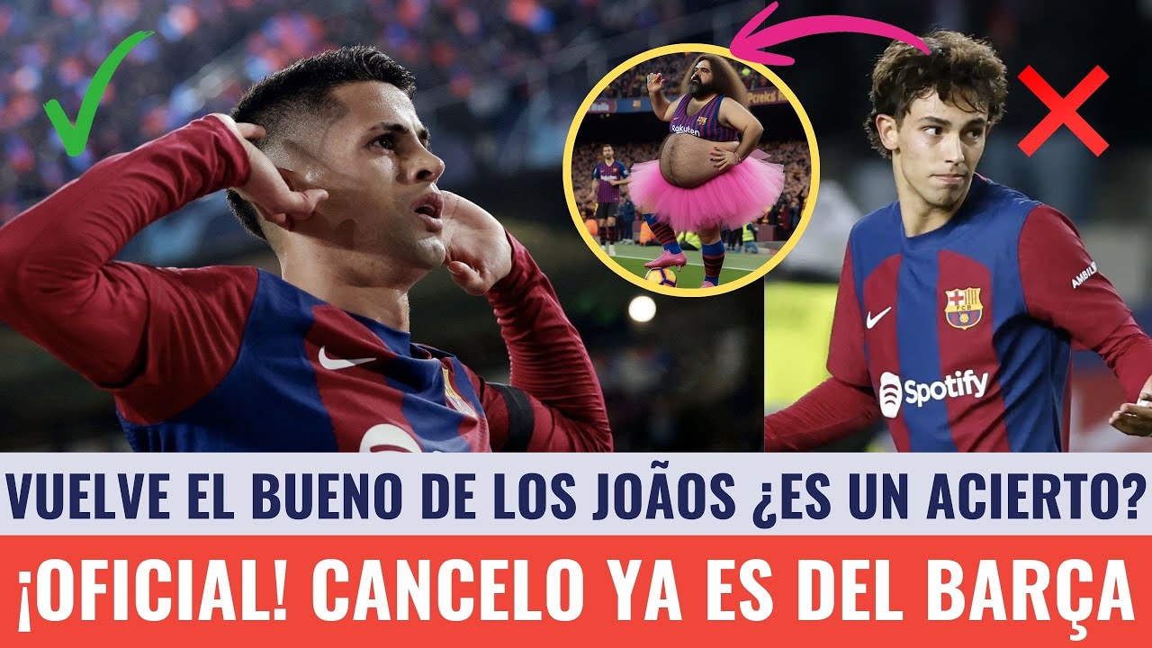 💣OFICIAL: JOÃO CANCELO VUELVE AL BARÇA | FLICK LO QUIERE Y EL JUGADOR SE REBAJA LA FICHA SALARIAL