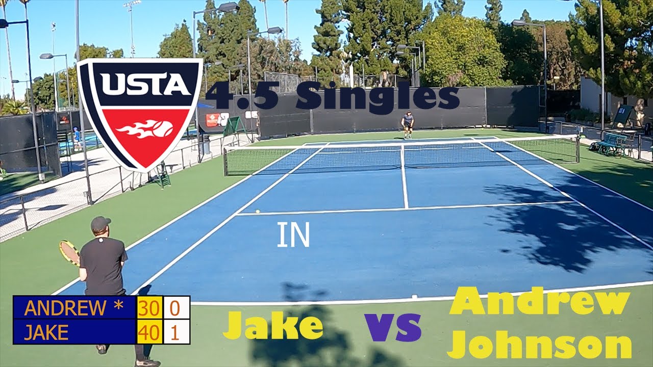 USTA 4.5 Men's Singles Tournament Run PT.2 ROUND 1 (Andrew V.S. Jake)