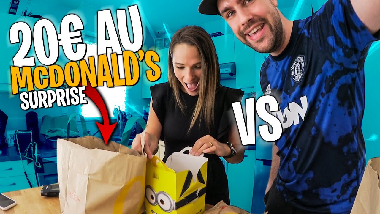 Qui fera la meilleure commande Mcdonald's avec 20€ ? (avec Pidi)