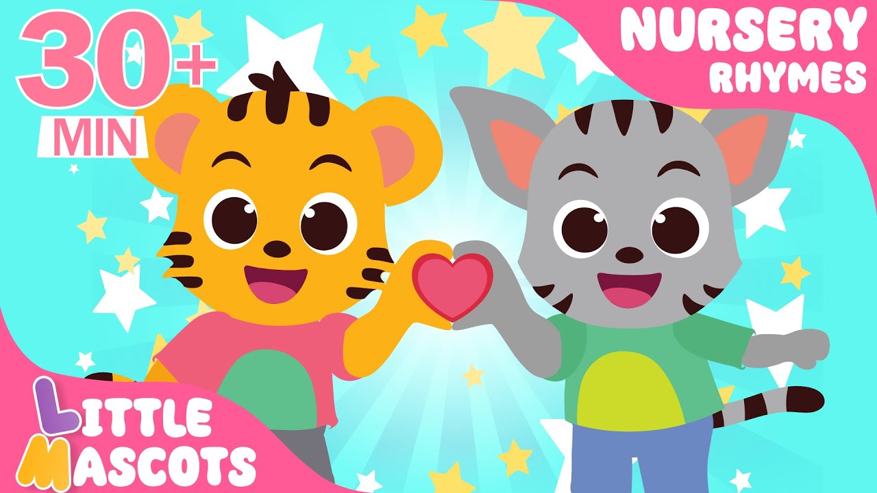 [New] Thank You Song💕 + Hickory Dickory Dock + more Little Mascots Nursery Rhymes & Kids Songs