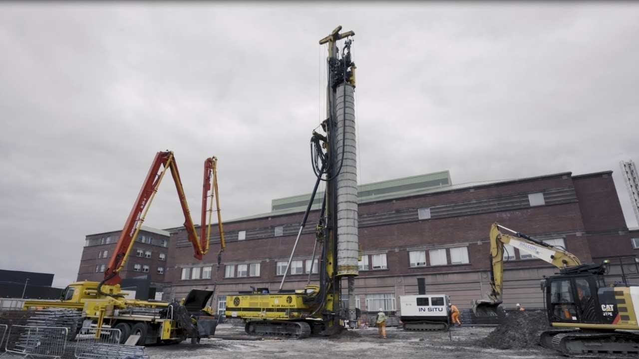 Continuous Helical Auger Displacement (CHAD) Piles