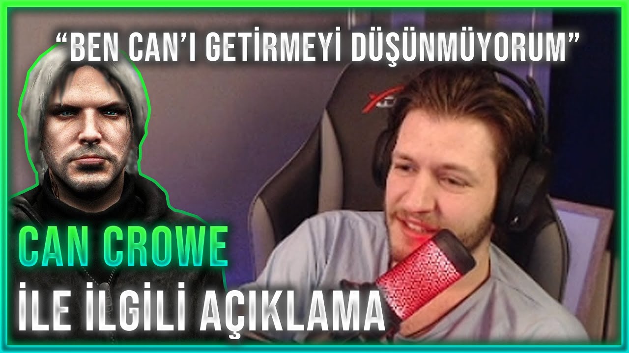 ODİSNOS, CAN CROWE İLE İLGİLİ A&Ccedil;IKLAMA YAPIYOR!  