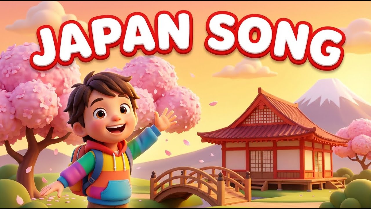Japan Song 🇯🇵 | Learn About Japan | Kids Travel & Culture Song