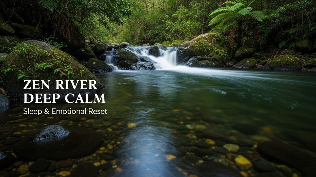 Natural Forest Ambience with Peaceful Stream Sounds for Sleep Study Meditation and Inner Peace