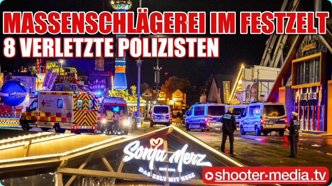 😱 MASSENSCHLÄGEREI UNTER SCHAUSTELLERN IM FESTZELT MIT HERZ 😱 | 👮‍♂️ 8 verletzte Polizisten 👮‍♂️