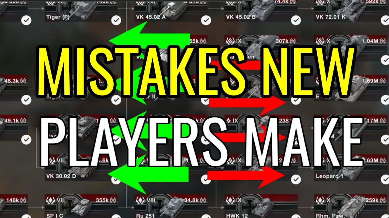 TOP 5 mistakes new players make