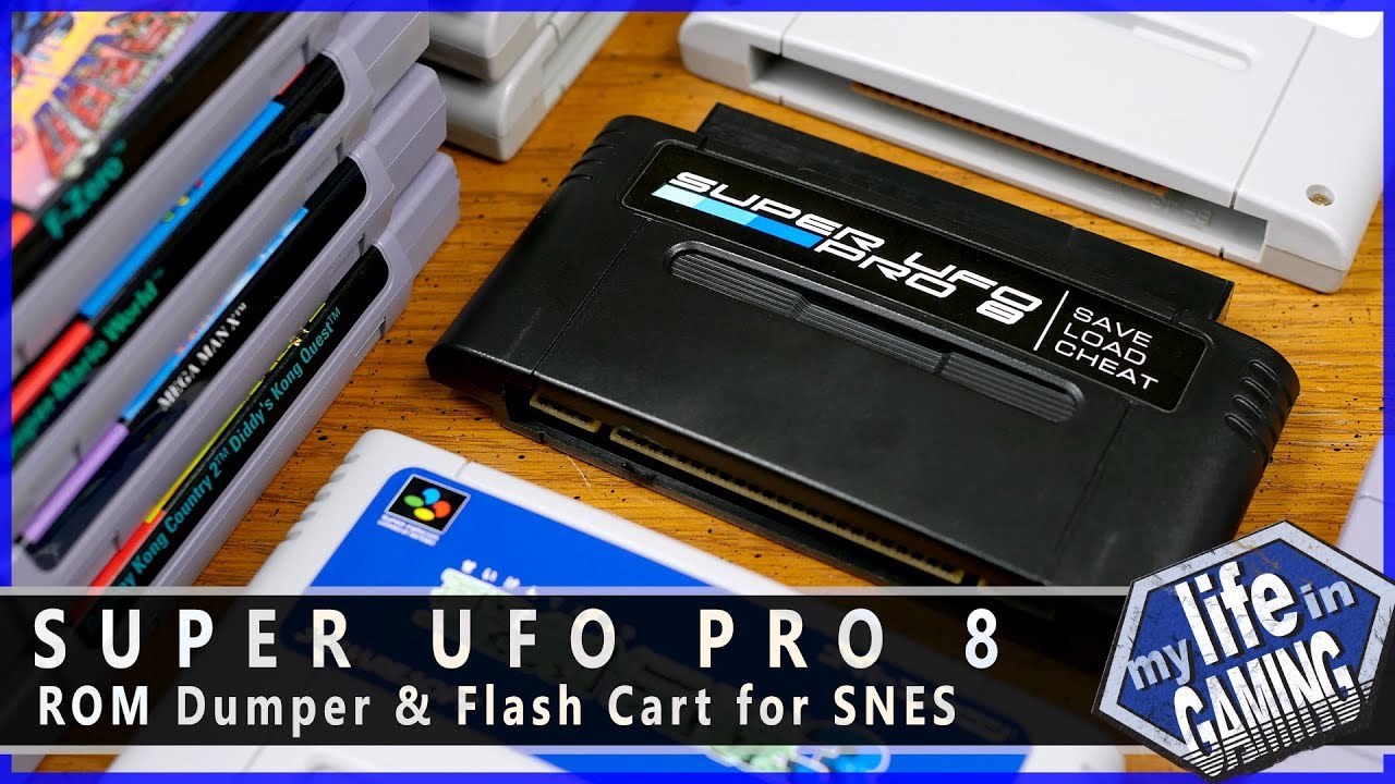 Super UFO Pro 8 - ROM Dumper & Flash Cart for SNES / MY LIFE IN GAMING