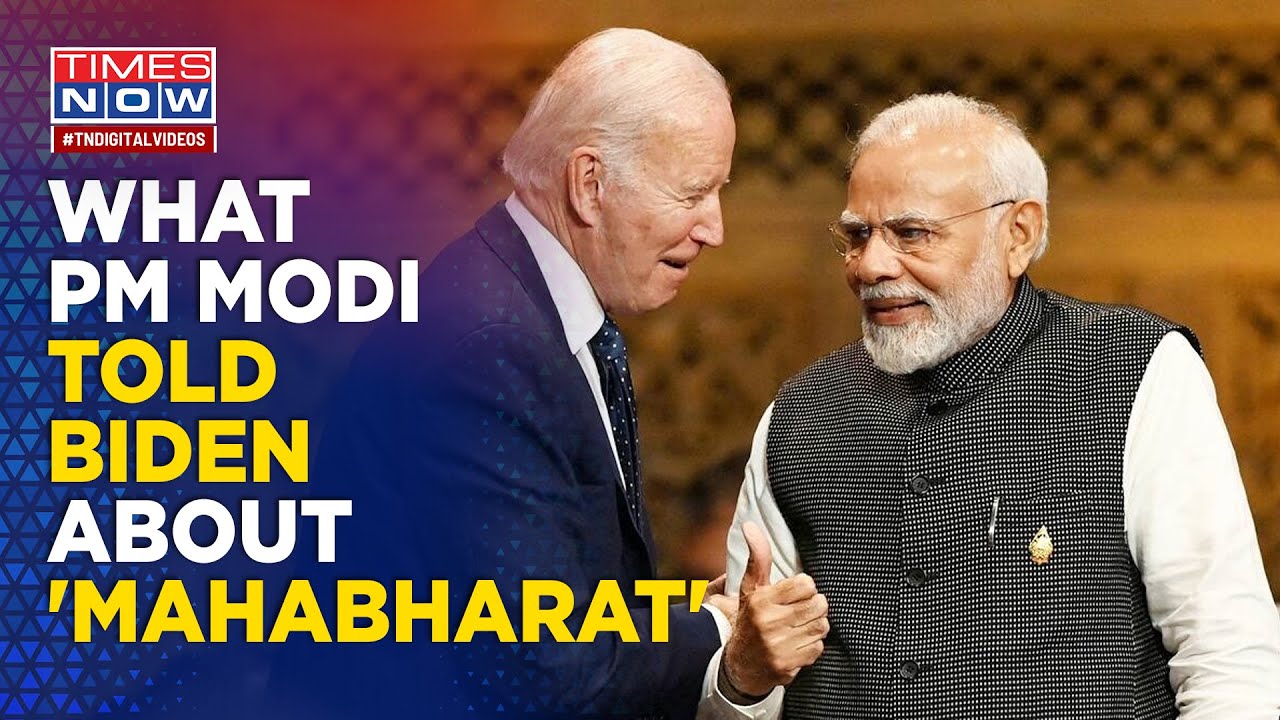 PM Modi Hails 'Mother Of Democracy' India In Biden's Presence, Says 'Proud Of Mahabharat & Vedas'