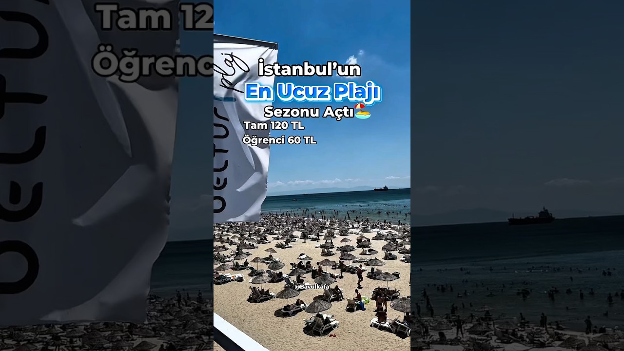 🏖️ İstanbul&rsquo;un yoğunluğundan ka&ccedil;ıp deniz keyfi yapmak isteyenler i&ccedil;in: Florya Beltur Plajı!
