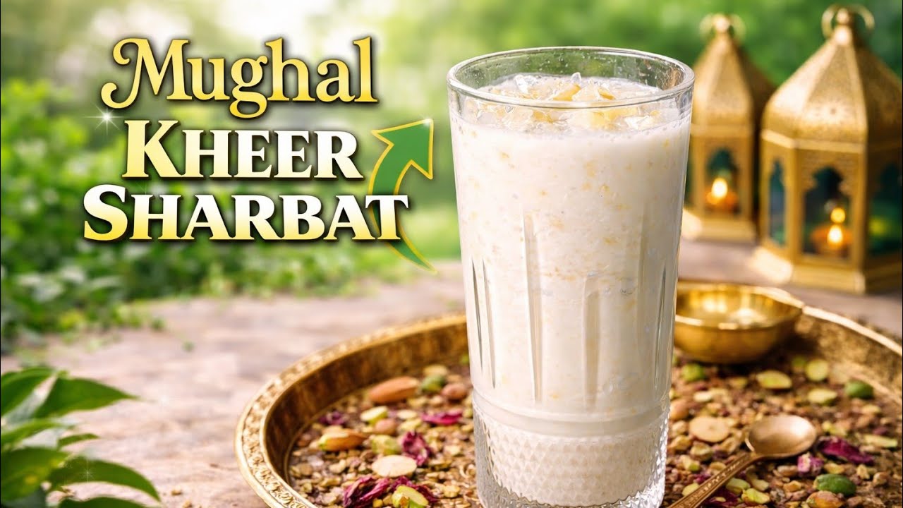 Royal Mughal Kheer Sharbat 🕌 | Ramzan Special Iftar Drink | No Rooh Afza Needed