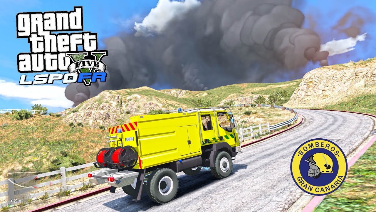 INCENDIO las PALMAS de GRAN CANARIA | FIRE MOD | LSPDFR #918