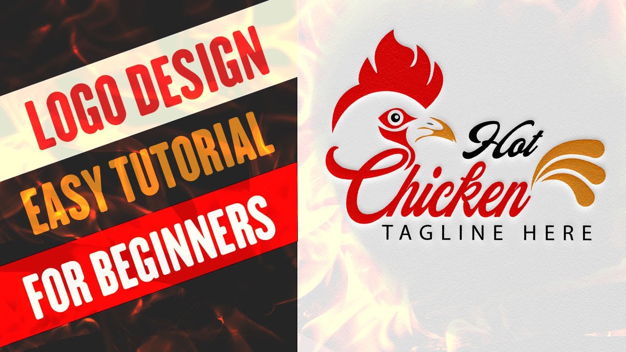 logo design  Easy tutorial for beginner- Rasheed RGD
