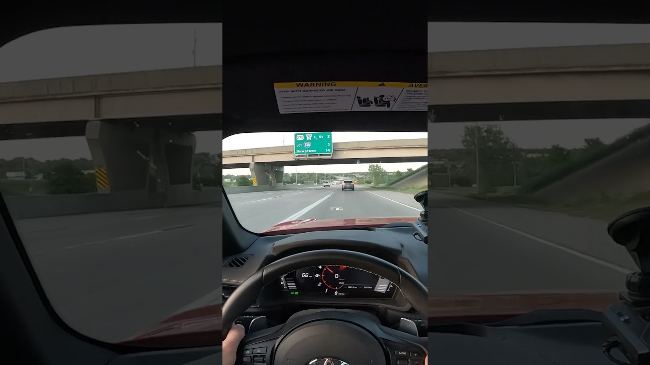 500HP A90 Supra Getting on the Highway