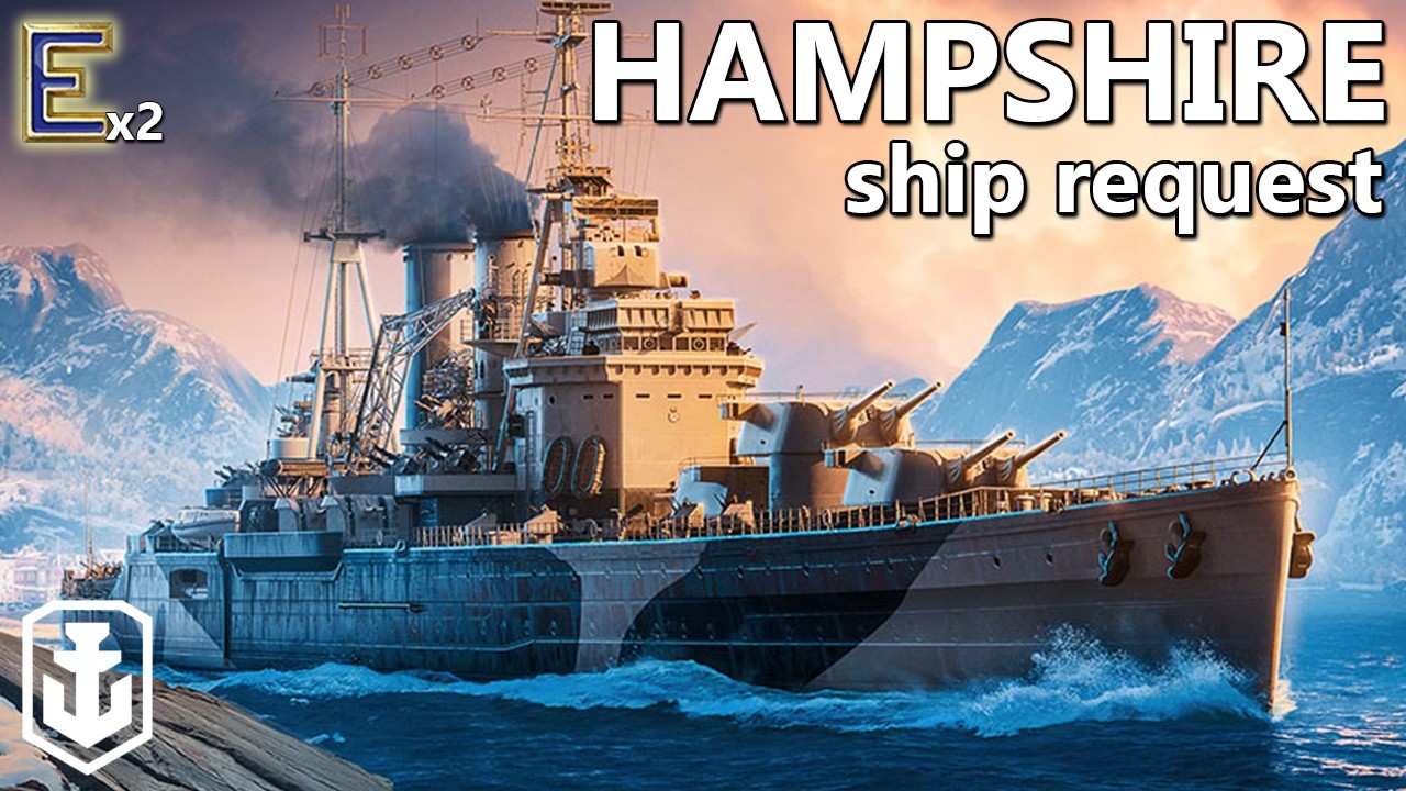Hampshire is a Difficult Cruiser to Play - Ship Request (World of Warships)