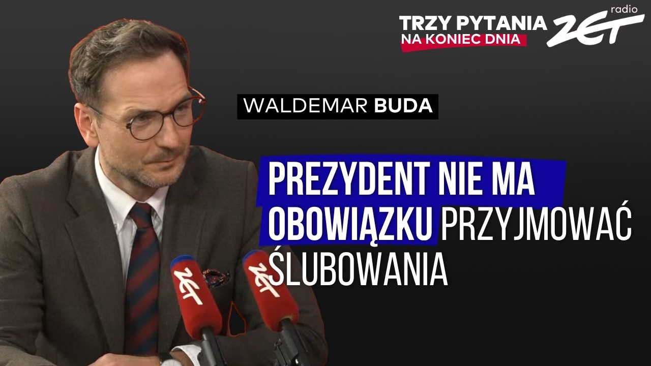 Trzy pytania na koniec dnia - Waldemar Buda