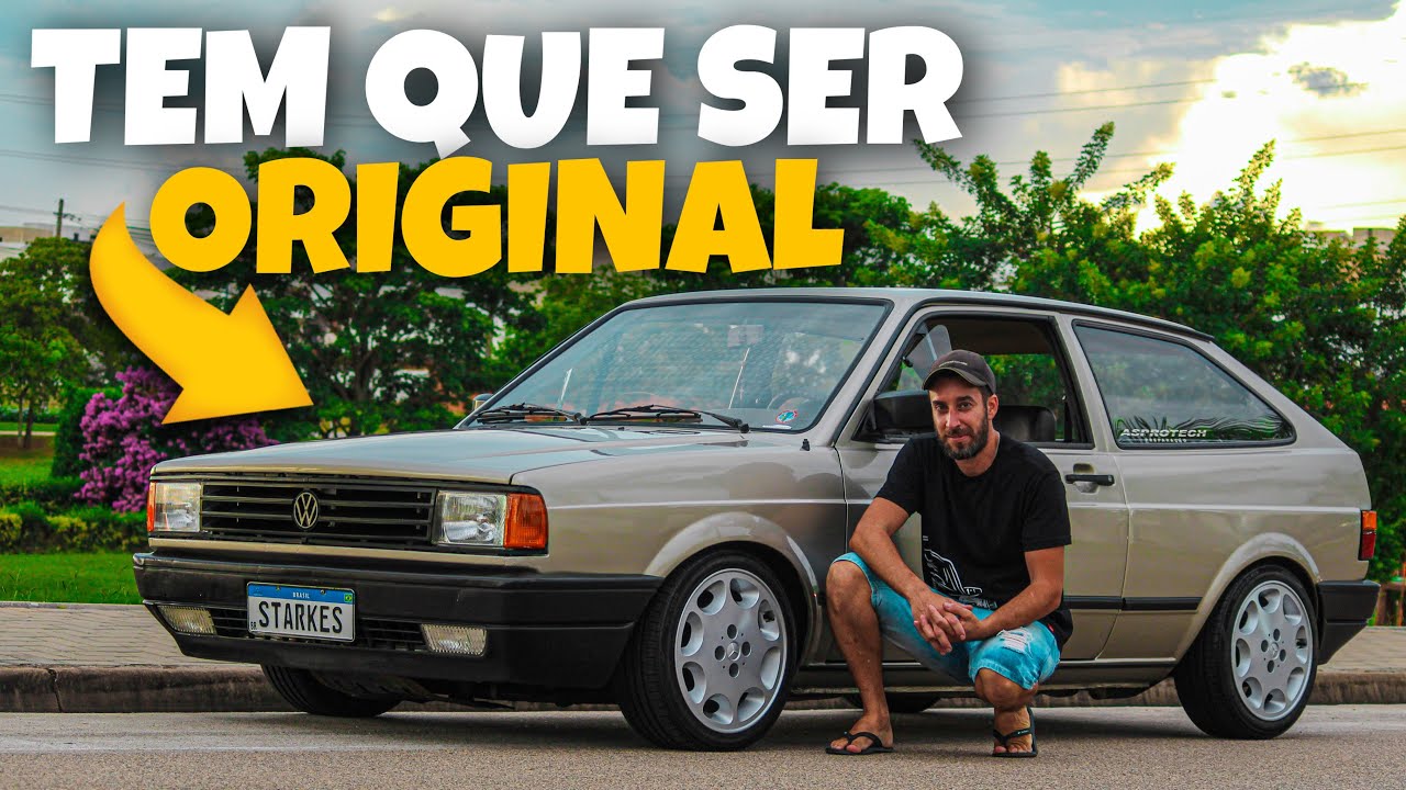 GOL CL 1.6 CHAMPANHE MONOCROMÁTICO COM RODAS DA MERCEDES (4K)