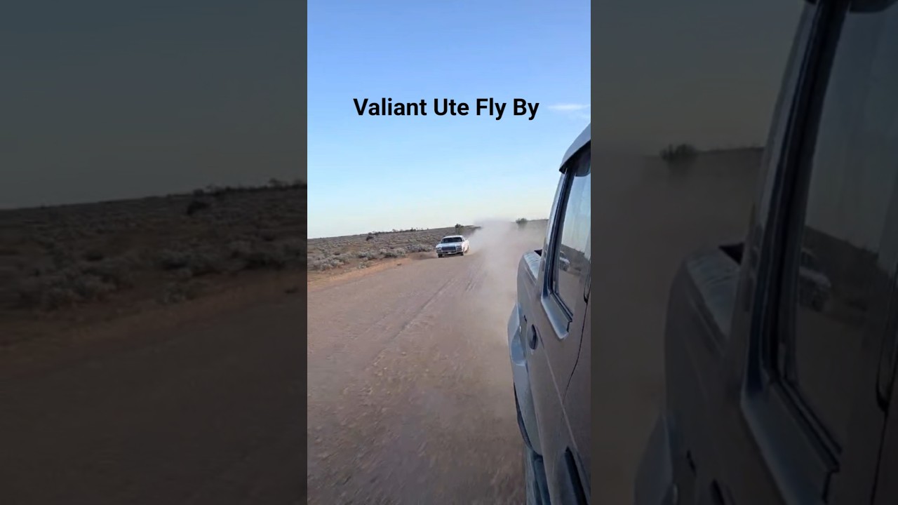 Valiant Ute near Maralinga