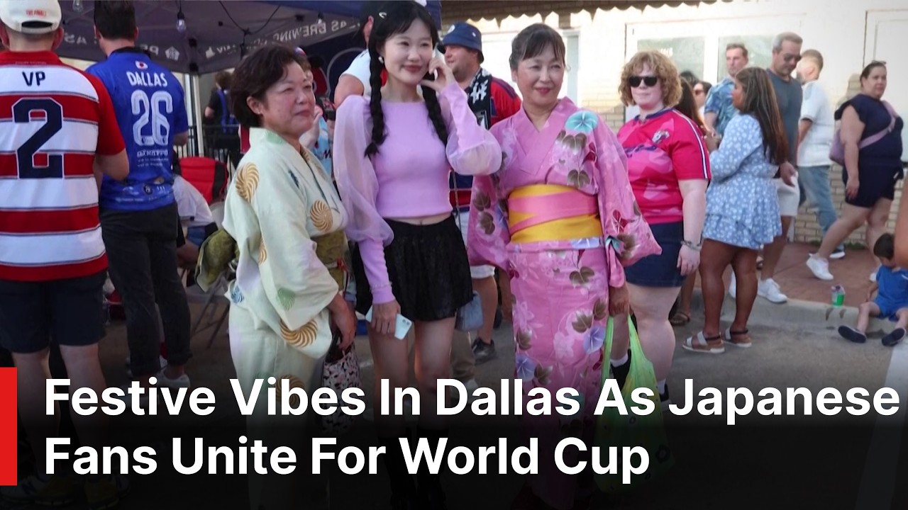 Festive Vibes In Dallas As Japanese Fans Unite For World Cup | AC1S