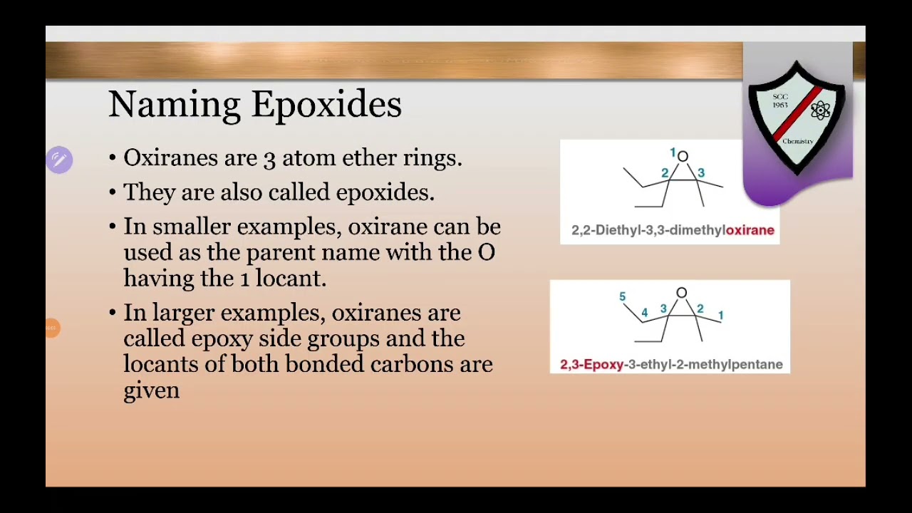 Ethers and Epoxides
