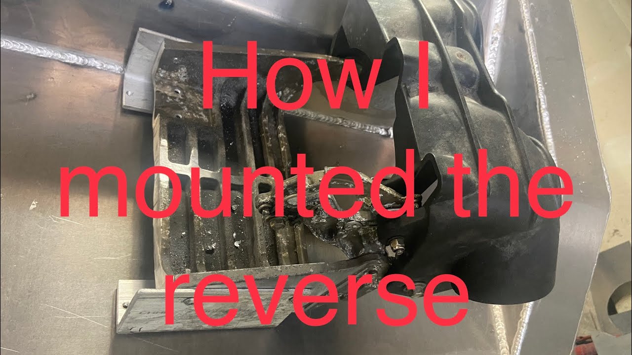 Mini jet boat build (11) Reverse Gate install